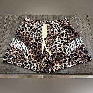 Civil Regime Limited Edition (Rare) Leopard Print Mesh Shorts